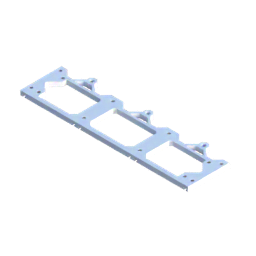 Render of MODULITH 59 Under-Table Rail - 3W section